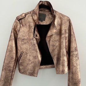 ANTHROPOLOGIE leather jacket- barely worn